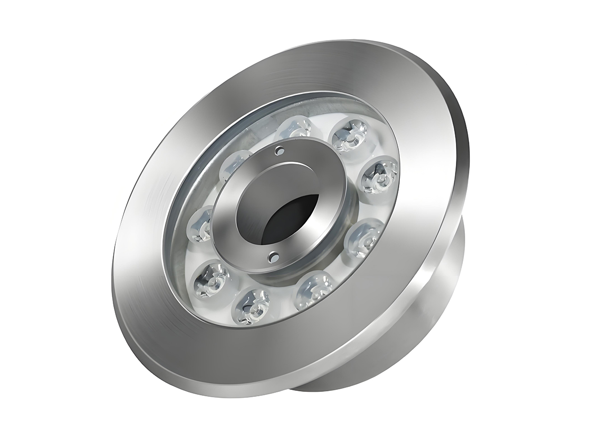 不锈钢中孔喷泉灯